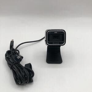 Microsoft Lifecam HD-5000 Webcam Camera Auto Focus USB Black TESTED
